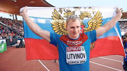 In London ohne russische Flagge. Hammerwerfer Sergej Litwinow gehört zu den 19 Leichtathleten aus Russland, die bei den am Freitag beginnenden Weltmeisterschaften unter neutraler Flagge antreten dürfen.