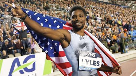 Keine Konkurrenz. Nach der Absage des neuen 100-Meter-Weltmeisters Christian Coleman ist Noah Lyles Favorit über 200 Meter.