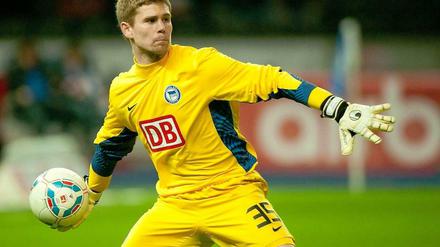 Wird in Leverkusen nicht im Hertha-Tor stehen: Stammkeeper Thomas Kraft.