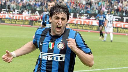 Dank des Treffers von Diego Milito darf auch Inter Mailand vom Triple träumen.