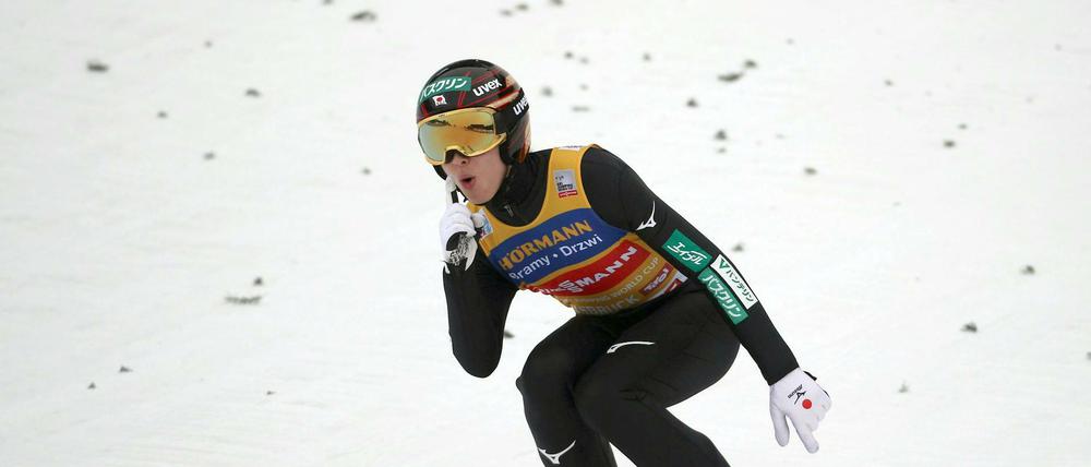 Ryoyu Kobayashi ist bisher der überragende Springer des Winters - das zeigte er auch in Innsbruck.