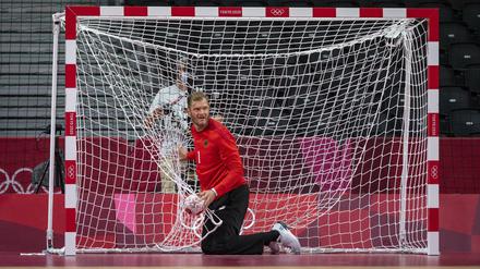 Handball-Torwart Johannes Bitter war nach der Partie gegen Spanien unzufrieden mit der Schiedsrichterleistung