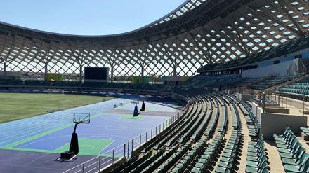 Hier soll kein Tennis mehr gespielt werden. In Shenzen sollten die WTA-Finals gespielt werden.