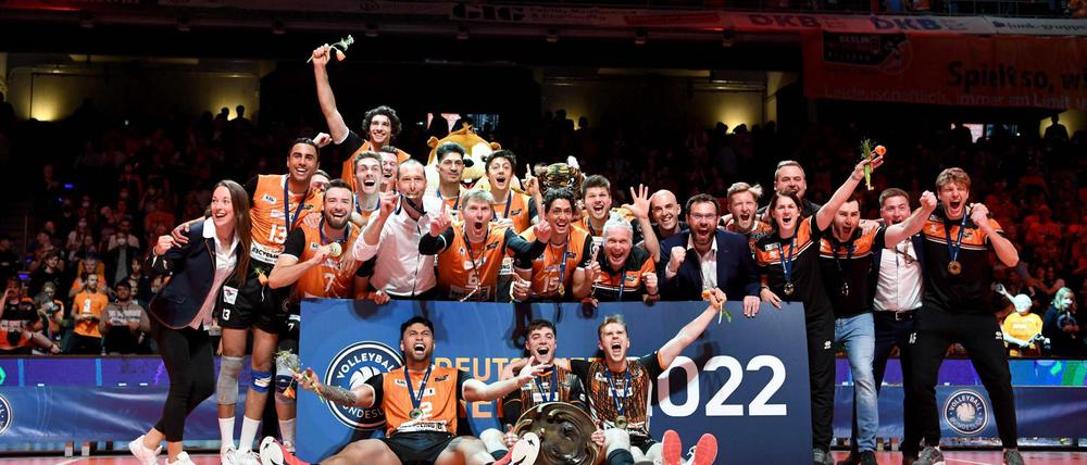 Die BR Volleys sind wieder Deutscher Meister.