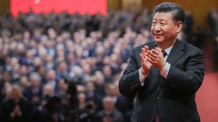 Chinas Staatspräsident Xi Jinping am Dienstag in Peking. 