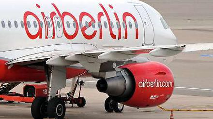 Dem Sparprogramm bei Air Berlin könnten rund zehn Prozent der Stellen zum Opfer fallen. 
