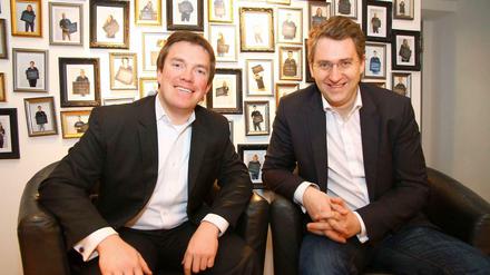 Die Chefs von Audibene, Marco Vietor (links) und Paul Crusius, kennen sich bereits seit Studientagen.