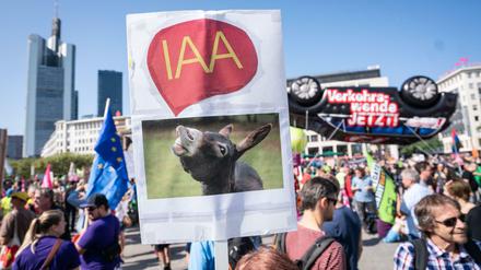 Auf der diesjährigen IAA im September in Frankfurt am Main gab es Proteste gegen die Branche.