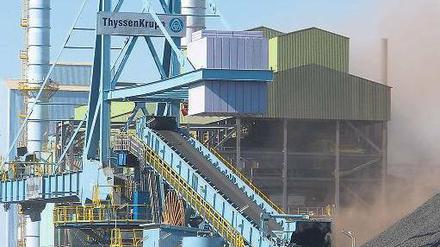 In einer Bucht bei Rio de Janeiro hat Thyssen-Krupp das Stahlwerk gebaut. Und dabei Milliarden in dem sumpfigen Boden versenkt. Foto: p-a/dpa