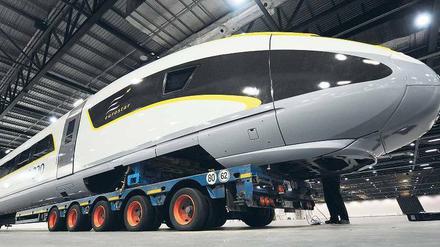Schnell mal nach London. Die neuen Eurostar-Züge schaffen bis zu 320 Stundenkilometer. Mit ihnen will das Unternehmen auch andere Strecken in Europa bedienen.