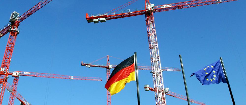 Das Wachstum der deutschen Wirtschaft lahmt.