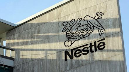 Eine Nestle-Zentrale in Vevey, Schweiz.