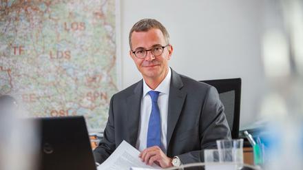 Albrecht Gerber, Minister für Wirtschaft und Energie im Land Brandenburg, will die Kohleverstromung so lange wie möglich in der Lausitz halten
