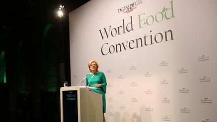 Julia Klöckner, Bundesministerin für Landwirtschaft und Ernährung (CDU), hielt eine Keynote.