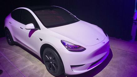 Das Tesla "Model Y" soll in Brandenburg produziert werden.