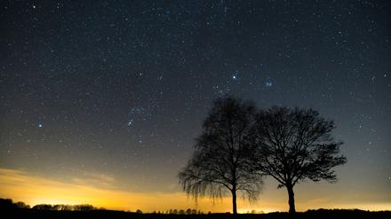 Nachthimmel über dem Oldenburger Münsterland
