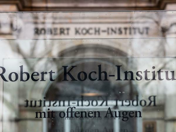 Berühmter Name: Eingang des RKI in Berlin.