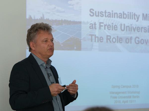 Stabsstellenleiter Andreas Wanke sagt: "Das Prämiensystem und die Nachhaltigkeitsteams haben sich bewährt".