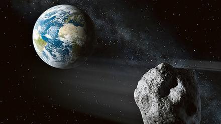 Zweimal pro Umlauf kreuzt Asteroid „2011 ES4“ die Erdbahn.